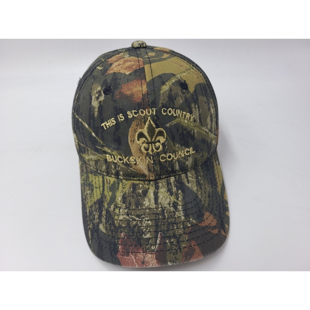 Boy Scouts of America Buckskin Council This Is Scout Country Camo Hat Cap Men